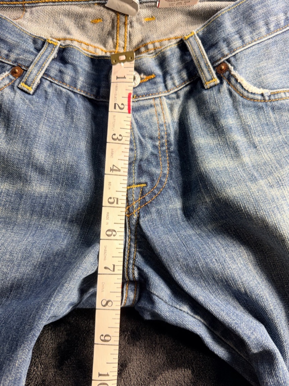 Lucky Brand Embroidered Floral Flare Jeans - Size 12/31 EUC - Picture 6 of 14